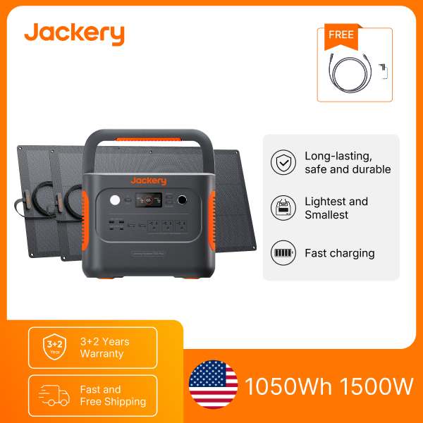 Solar Emergency Charger - جاكيري E1000AC محطة طاقة محمولة بسعة