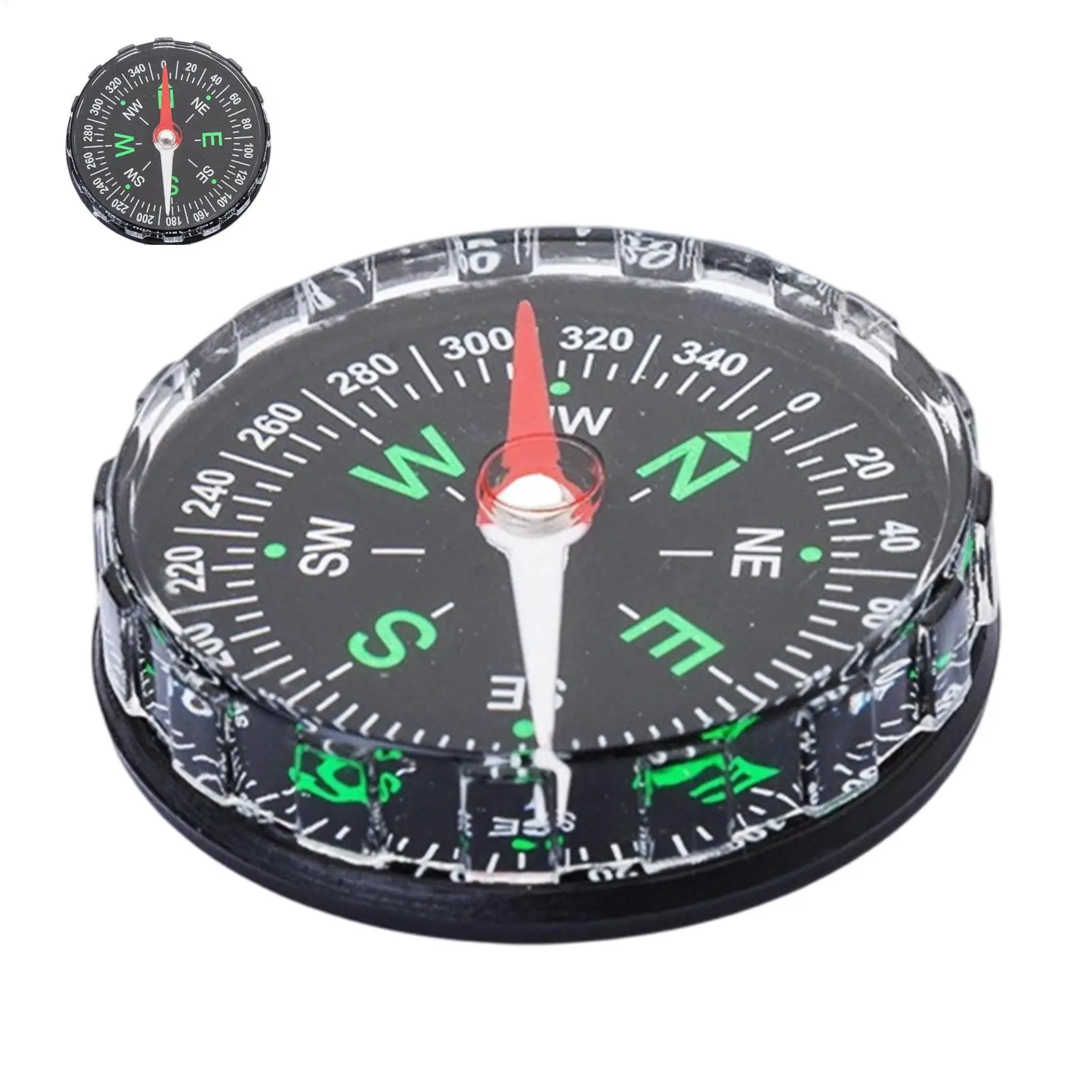 Compass Lensatic - بوصلة جيب مغناطيسية محمولة صغيرة للملاحة