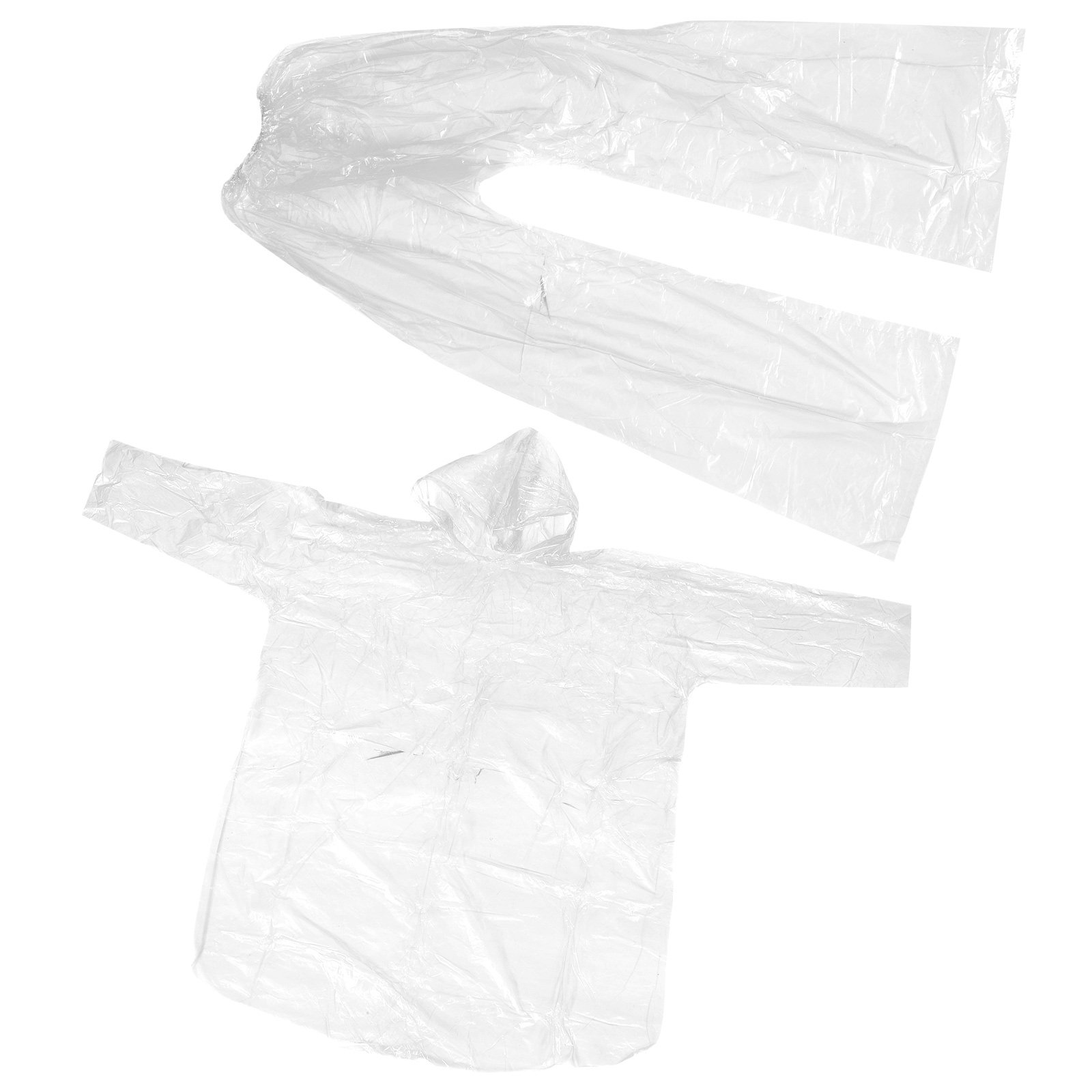 Emergency Poncho Rain - طقم معطف واقٍ من المطر بغطاء