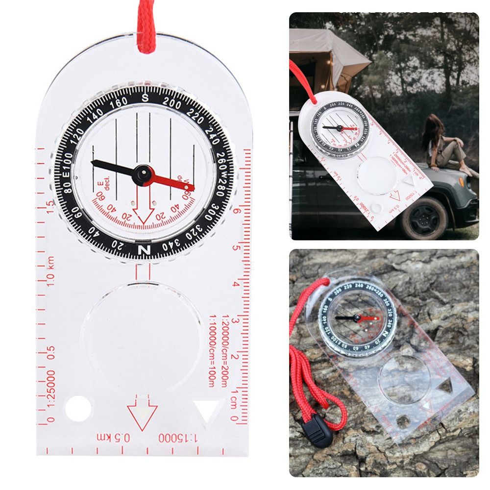 بوصلة لوح أساسية للتوجيه، خرائ - مراجعة Compass Lensatic وسعره