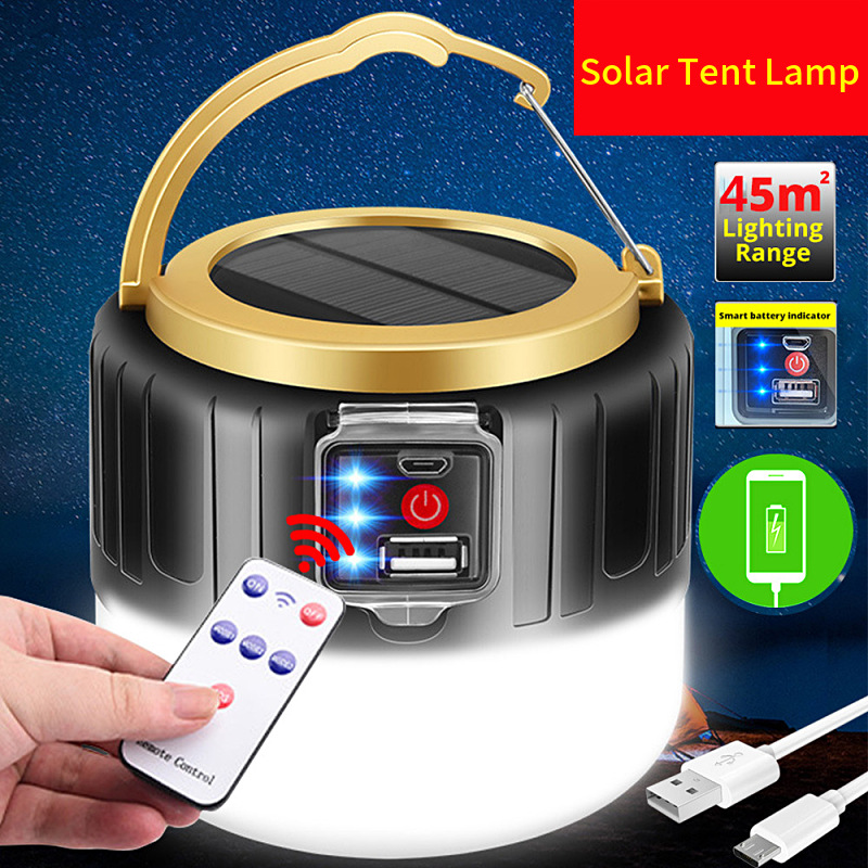 مصباح تخييم LED يعمل بالطاقة ا - مراجعة Solar Emergency Charger وسعره