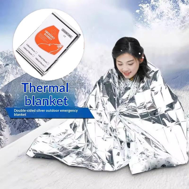 بطانية حرارية للطوارئ، 5 قطع،  - مراجعة Survival Blanket Reflective وسعره